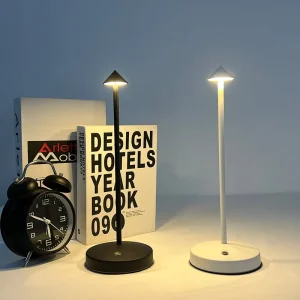 Minimalist Restaurant Cordless Touch Rechargeable LED Table Lamp