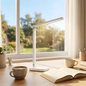 Minimalist Style LED Table Lamp for Home Office Study Eye Protection Reading Light Foldable Adjustable Task Lamp for Students