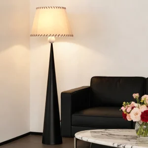 Minimalist Wrought Iron Floor Lamp with Unique and Elegant Creativity Wabi Sabi Design Gentle and Eye Friendly