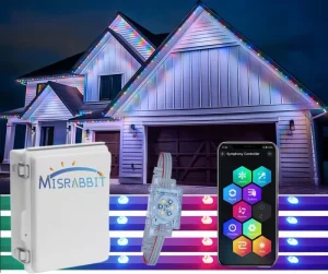 Misrabbit 1.44w 48v 30MM Ip68 Outdoor Waterproof UCS2904 RGBW Permanent Holiday Christmas Outdoor Light Pixel Led Point Light