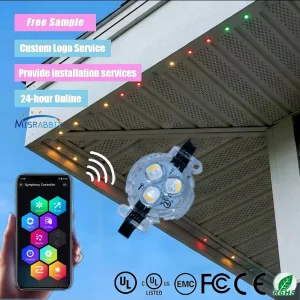 Misrabbit RGBW DC12V Waterproof LED Jellyfish 2904 IP68 Rated Outdoor Landscape Point Light Permanent Christmas Holiday Lighting