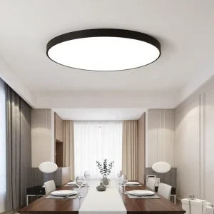 Modern 12W 18W 24W Slim LED Ceiling Light Dimmable Anti Glare Recessed Downlight Panel for Bedroom Living Room Home Lighting