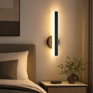 Modern 15W LED Wall Lamp Indoor Iron Acrylic Wall Light Warm White for Bedroom Living Room Corridor Hotel