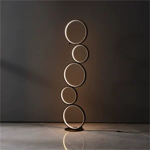 Modern 3 Color Changing Touch Control LED Floor Lamp Black White for Living Room Nordic Home Decor