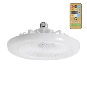 Modern 3 Color Dimming Room Hotel Desk E27 Remote Control Led Mini Fan Lamp Living Room Study Ceiling Fan With Light 30w
