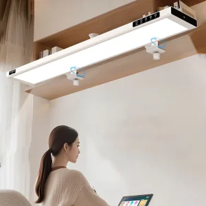 Modern 36W LED Desk Lamp with Clamp High CRI 95 Eye Protection Table Lamp with Pomodoro Timer 60s Delay Off Foldable Light