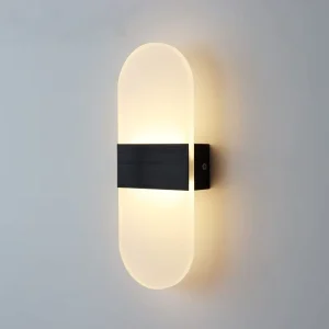 Modern 6W LED Square Wall Light Aluminum Alloy Right Angle Luxury Lighting Garden Outdoor Wall Lamps Home