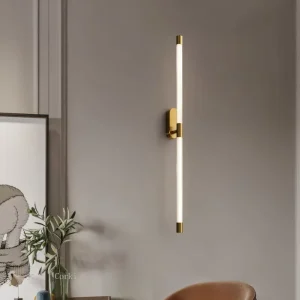 Modern Acrylic LED Wall Lamps Luxury Geometric Lines Wall Lights Bedroom Bedside Lamp Living Room Background Wall Decor Lighting