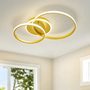Modern Aluminum Silicone White Natural Led Ceiling Lights for Living Room Bedroom Ceiling Lamp