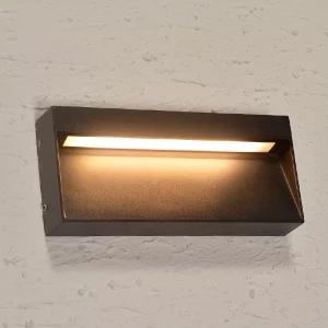 Modern Aluminum Surface Mounted Step LED Wall Light IP54 Waterproof Outdoor Garden Lighting