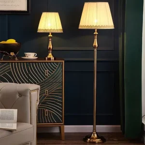 Modern American Light Luxury LED E27 Floor Lamp with Adjustable Height and High Brightness