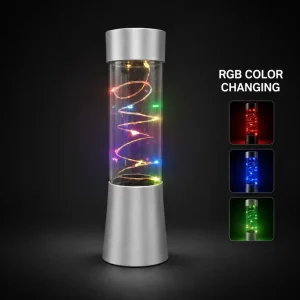 Modern Battery Operated ABS Mini RGB Color Changing LED Night Light for Kids Bedroom Desk