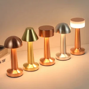 Modern Bedside Living Room Decorative Table Lamp Restaurant Cordless Rechargeable Touch Led Night Light Desk Table Lamp