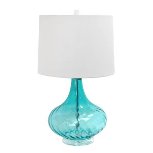 Modern Blue Glass Table Lamp