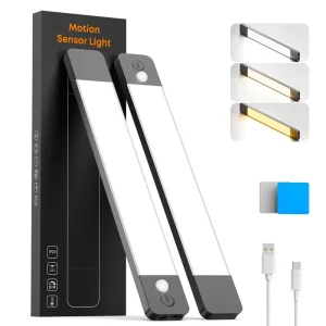 Modern Cabinet Light Motion Sensor Rechargeable Battery Dimmable Touch Control LED Lighting for Kitchen Closet Bedroom Reading
