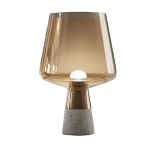 Modern Concrete Table Lamp for Bedside Living Room Apartment Bedroom