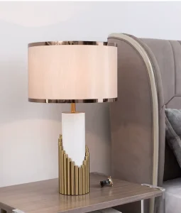 Modern Creative Desk Lamp Decorative Table Lamp Nordic Marble American Light Luxury Bedroom Table Lamp