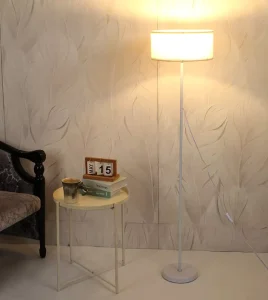 Modern Creative LED Floor Lamp with Eye Protecting Fabric Living Room Study Room Hotel Bedroom Decoration Sofa Atmosphere Light
