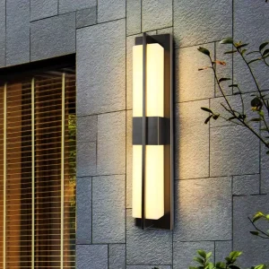 Modern Creative Landscape Outdoor Waterproof Wall Lights Smart Outside Garden Courtyard Home Led Wall Lamps