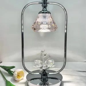 Modern Crystal Hardware LED Table Lamp with Ambient Light 3000 6000K Color Temperature