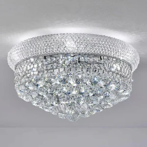 Modern Crystal LED Chandelier Decorative Ceiling Lighting for Hotel Church Restaurant Banquet Hall Project Indoor Lamp Fixture