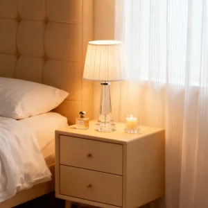Modern Crystal Table Lamps Villa Luxury Living Room Table Lights Bedroom Bed Lamps Night Lights