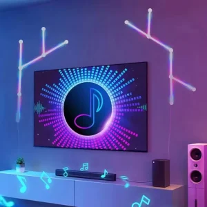 Modern Decorative APP Control RGBIC Smart Home Light for Gaming with Wireless Connection