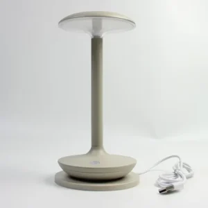 Modern Decorative LED Table Lamp Rechargeable 3 Lighting Modes Dimming Light with USB Cable Separate Charging Base Desk Lamps