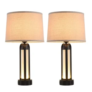 Modern Decorative Table Lamps with Minimalist Metal Base for Home Living Room Bedroom Decoration Manufacturer