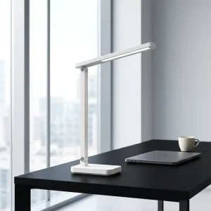 Modern Design LED Desk Lamp for Kids Study Eye Protection Reading Light 3 Levels Dimmable Foldable Adjustable Table Lamp