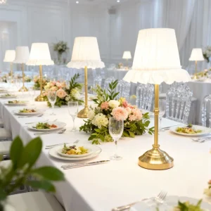 Modern Design Wedding Table Flower Lamp High-end Decoration Light for Hotel Banquet Event Atmosphere Small