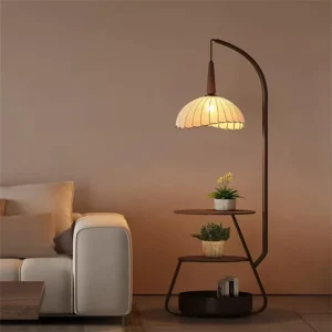 Modern Design with Table Practical Light Luxury Retro Lantern Led Floor Lamp Floor Lamps Standing Indoor