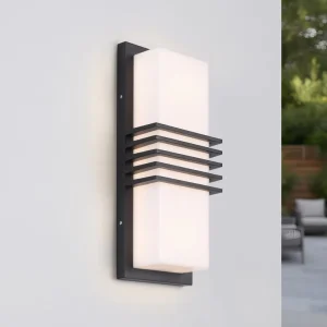 Modern Die-cast Aluminum Waterproof Garden Cubic Surface Mounted Outdoor Wall Lamp