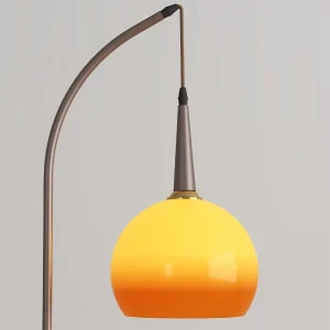 Modern E27 Base LED Floor Lamp with Wireless Charging Function Standing Light for Living Room Hotel Bedroom