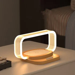 Modern Elegant USB Rechargeable LED Table Lamp with Touch Control Dimmable Bedside Lamp Mini Size for Bedroom