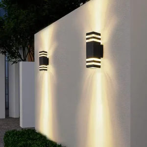Modern Exterior Wall Lamp Outdoor Wall Mounted Up and Down Wall Light