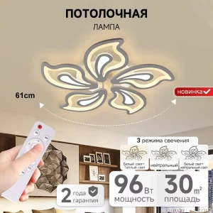 Modern Faddish and Simple Design Acrylic Matel Led Ceiling Lamp Living Room Bedroom Smart Home Lighting Fancy Ceiling Light