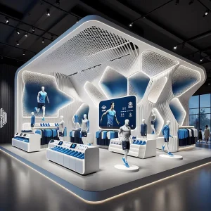 Modern Fashion Modular Assembly Exhibition Stand Booth for Pop-Up Store Events