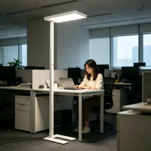 Modern Floor Lamps Reading Room Office Working Lights Vertical High Quality Aluminum Standard Dimmable LED Floor Lamp