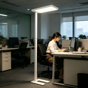 Modern Floor Lamps Reading Room Office Working Lights Vertical High Quality Aluminum Standard Dimmable LED Floor Lamp