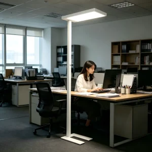 Modern Floor Lamps Reading Room Office Working Lights Vertical High Quality Aluminum Standard Dimmable LED Floor Lamp