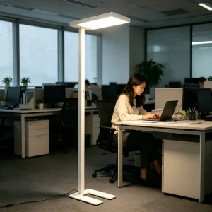Modern Floor Lamps Reading Room Office Working Lights Vertical High Quality Aluminum Standard Dimmable LED Floor Lamp