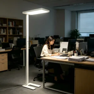 Modern Floor Lamps Reading Room Office Working Lights Vertical High Quality Aluminum Standard Dimmable LED Floor Lamp