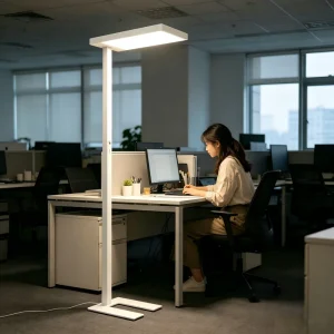 Modern Floor Lamps Reading Room Office Working Lights Vertical High Quality Aluminum Standard Dimmable LED Floor Lamp