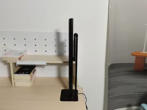 Modern Foldable Metal Base Desk Lamp Touch Remote Dimming Color Adjustment Memory Timer Function AC Work Light Reading Light