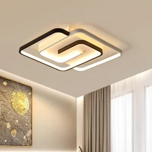 Modern Full House Lighting Set Dimmable LED Ceiling Light Energy Saving Square & Round Indoor Home Lamp