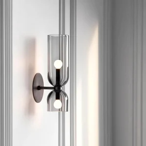 Modern Glass LED Wall Lamp for Bedroom Living Room Bathroom Indoor Lighting Decor Wall Light