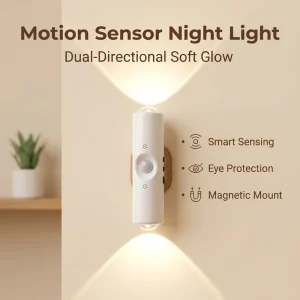Modern High quality ABS Bedroom Bedside Lamp with Motion Sensing Control and Adjustable Dimming Wireless Night Light LED Small