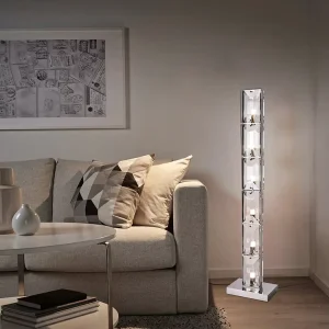 Modern Home Furnishing Decorative Lighting Living Room Bedroom Luxury Crystal Glass Standing Floor Lamp