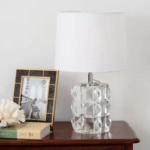 Modern Home Furnishing Decorative Lighting Night Light Hotel Villa Bedside Luxury Crystal Glass Touch Control Dimmable Table